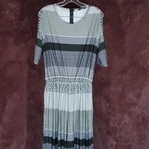 Robert Louis Short Cutout Sleeve Maxi Romper
